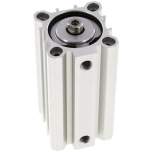 Short-stroke cylinders, double acting, piston 40 mm, stroke 80 mm