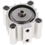 Kurzhubzylinder, doppeltwirkend, Kolben 63mm, Hub 20mm