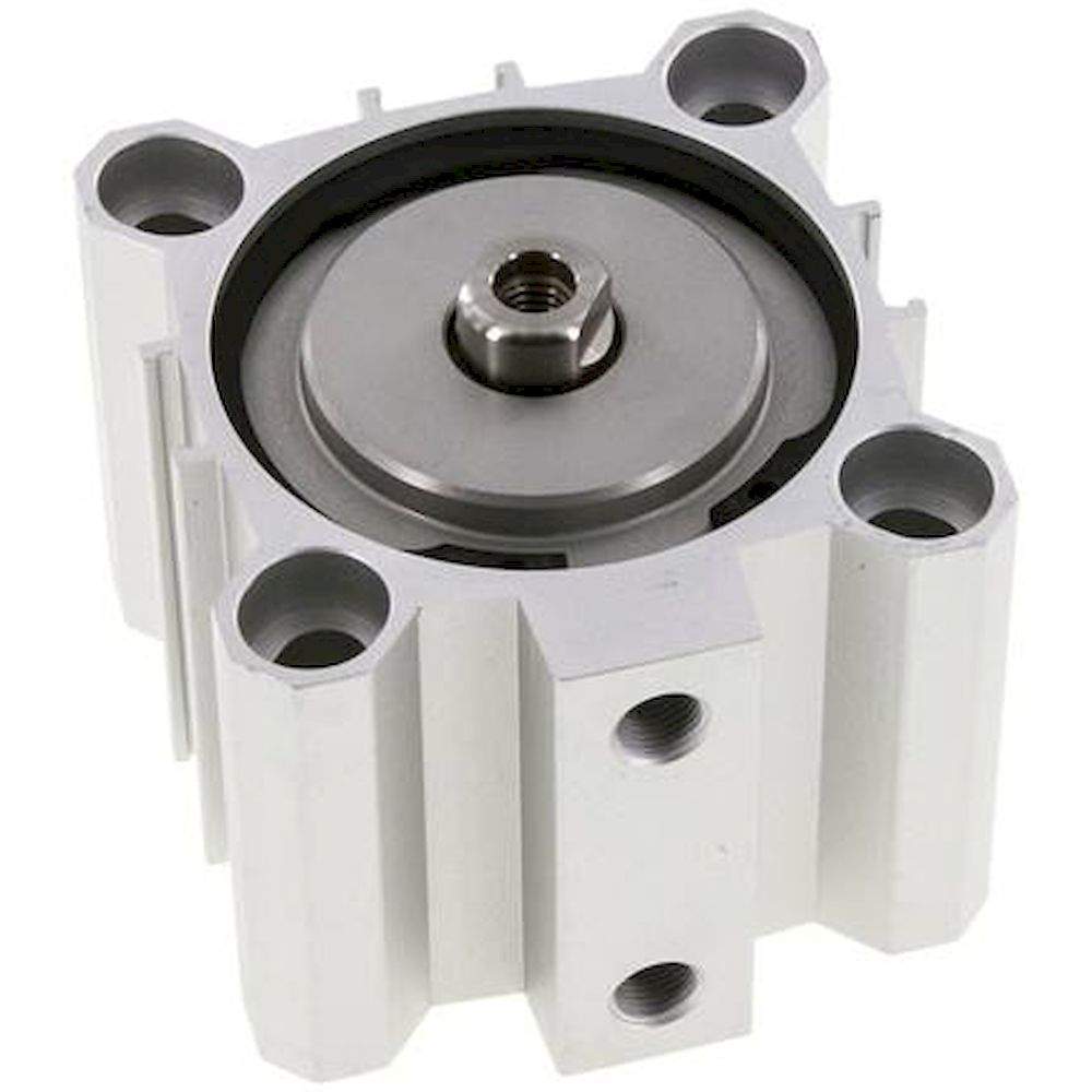 Kurzhubzylinder, doppeltwirkend, Kolben 63mm, Hub 25mm