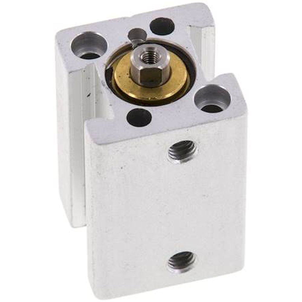 Kurzhubzylinder, doppeltwirkend, Kolben 12mm, Hub 10mm