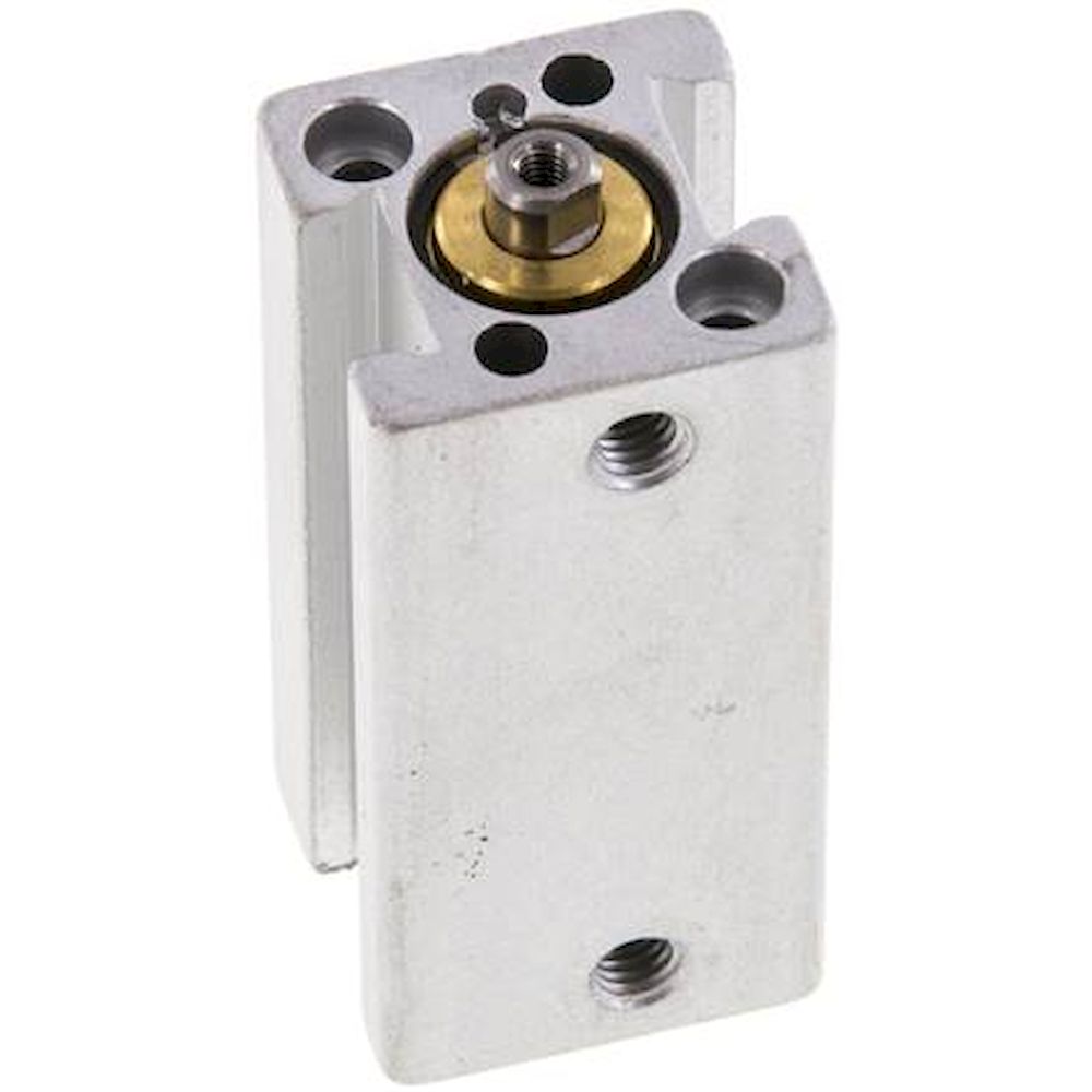 Kurzhubzylinder, doppeltwirkend, Kolben 12mm, Hub 25mm