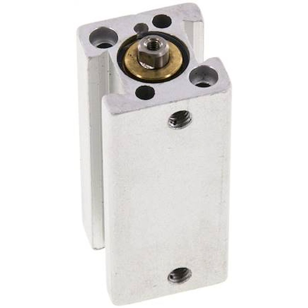 Kurzhubzylinder, doppeltwirkend, Kolben 12mm, Hub 30mm