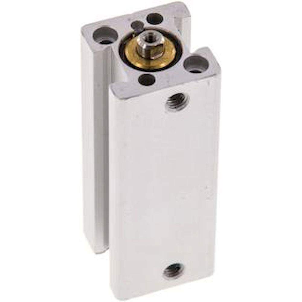 Kurzhubzylinder, doppeltwirkend, Kolben 12mm, Hub 40mm