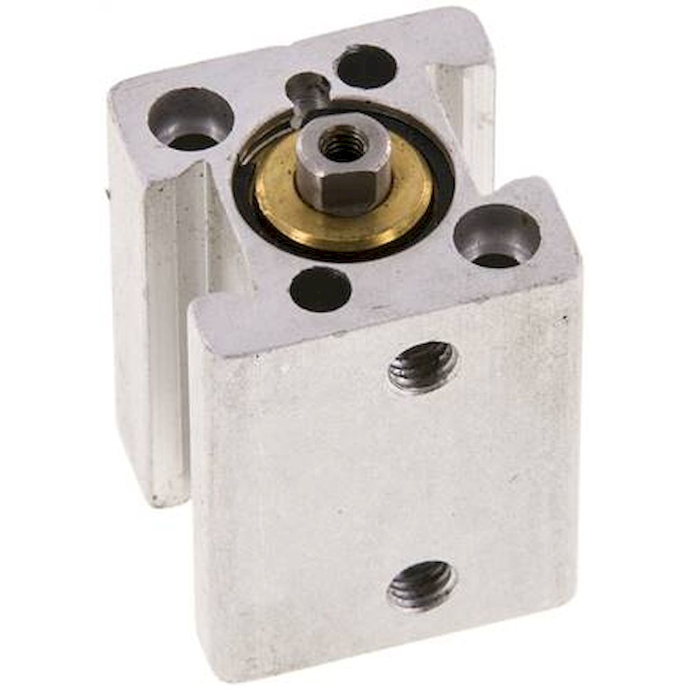 Kurzhubzylinder, doppeltwirkend, Kolben 12mm, Hub 5mm