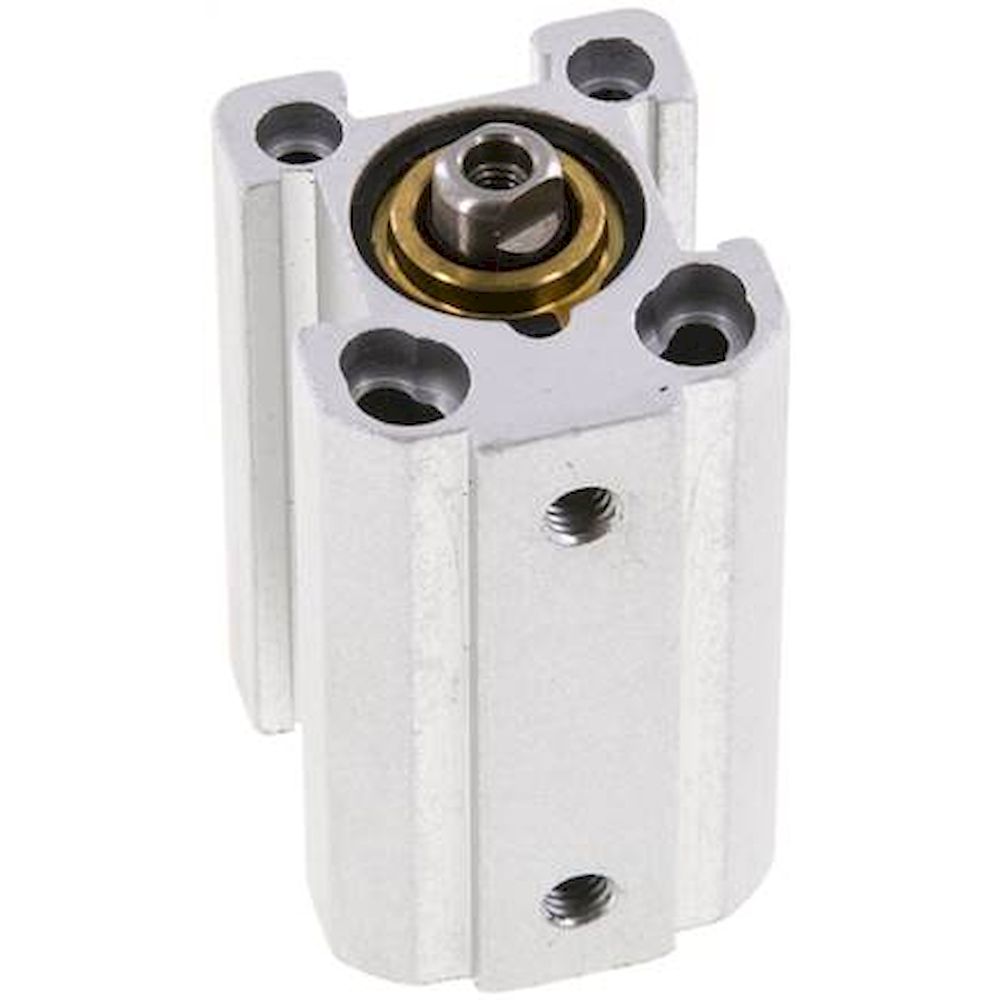 Kurzhubzylinder, doppeltwirkend, Kolben 16mm, Hub 20mm