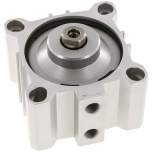 Short-stroke cylinders, double acting, piston 80 mm, stroke 15 mm