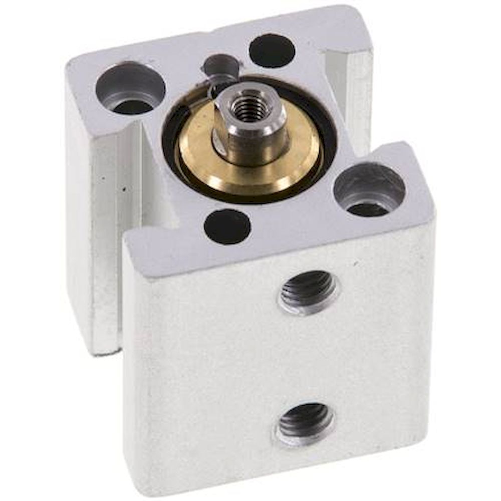 Short-stroke cylinders, single acting, piston 12 mm, stroke 10 mm