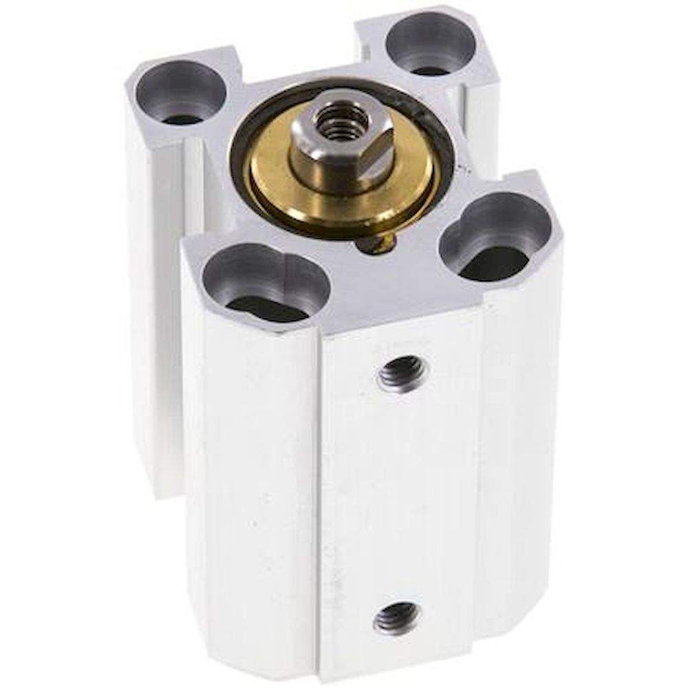 Short-stroke cylinders, single acting, piston 20 mm, stroke 25 mm
