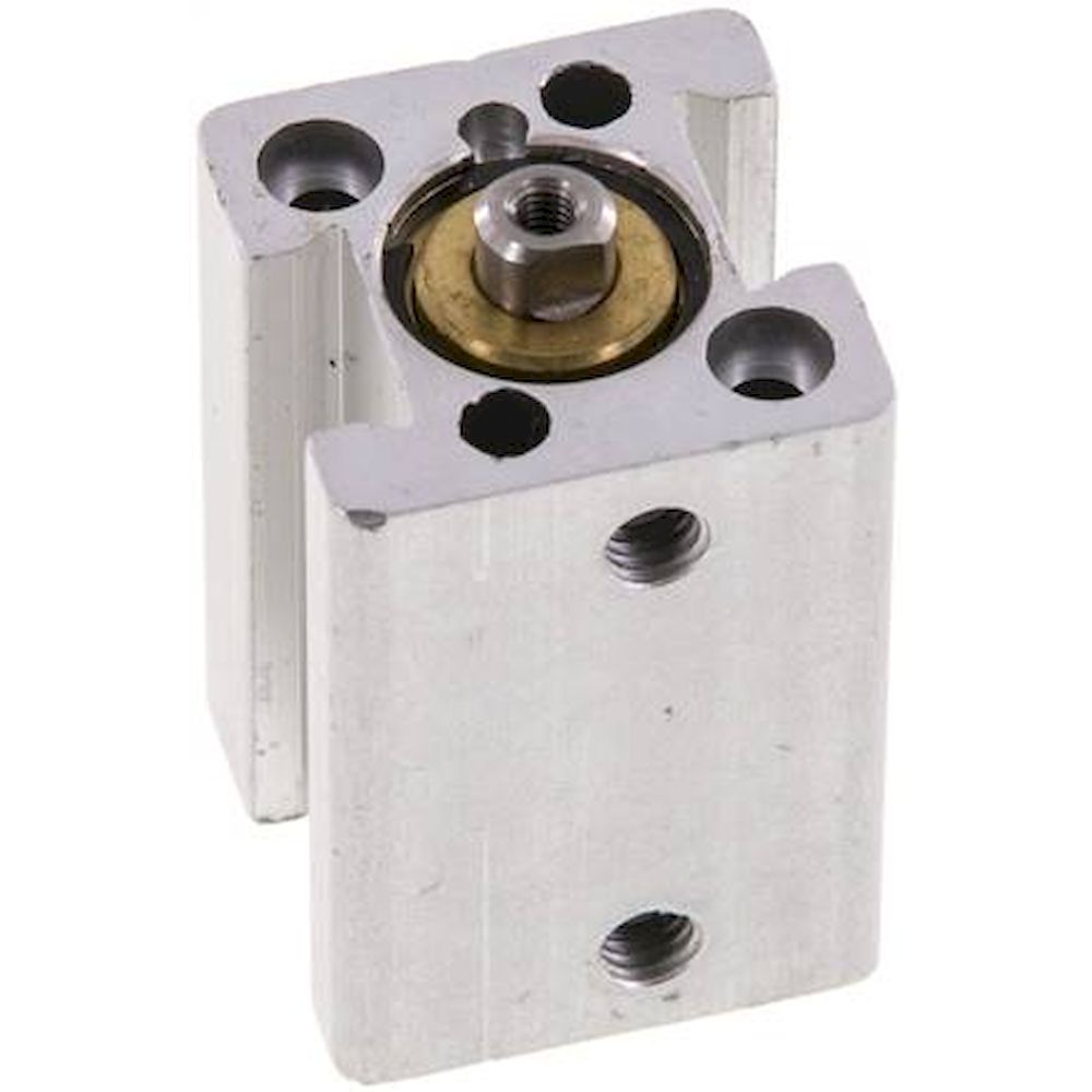 Short-stroke cylinders, single acting, piston 12 mm, stroke 10 mm