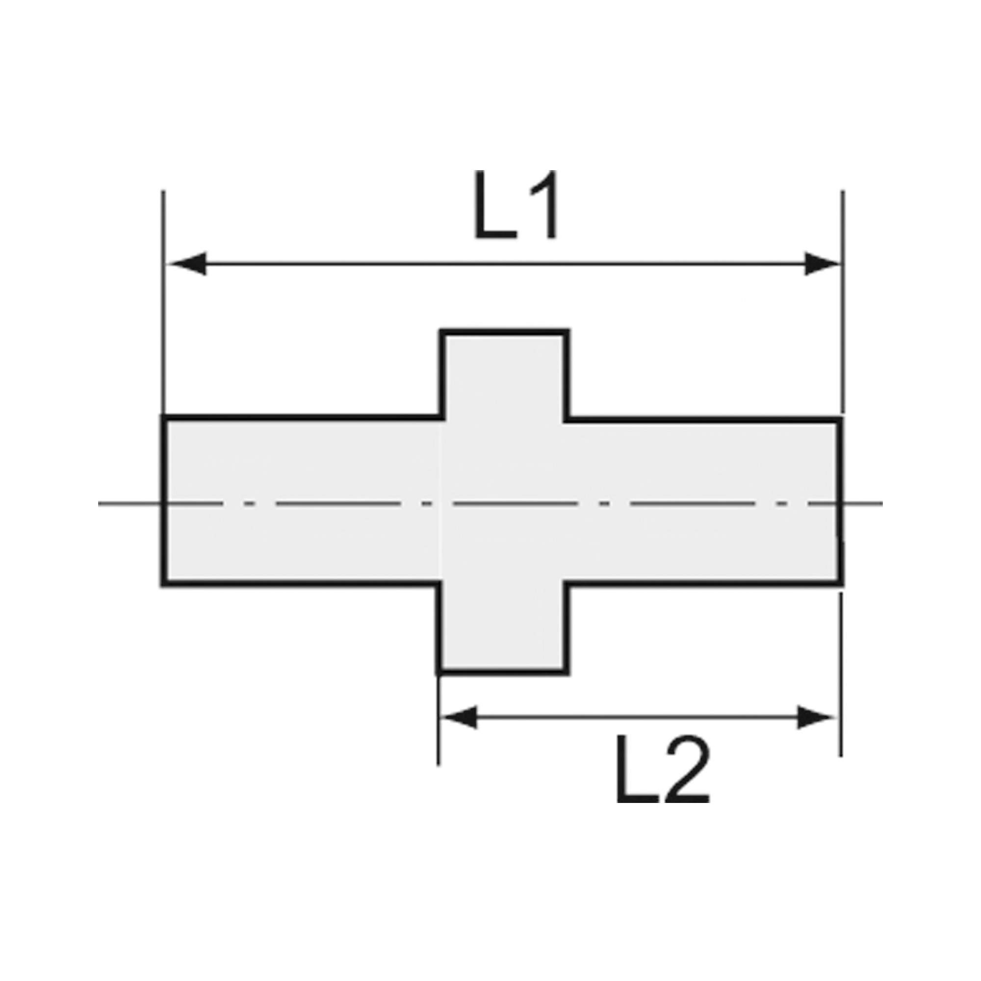 Double threaded nipple »value line«, M5, M5, AF 8 - Riegler 115667