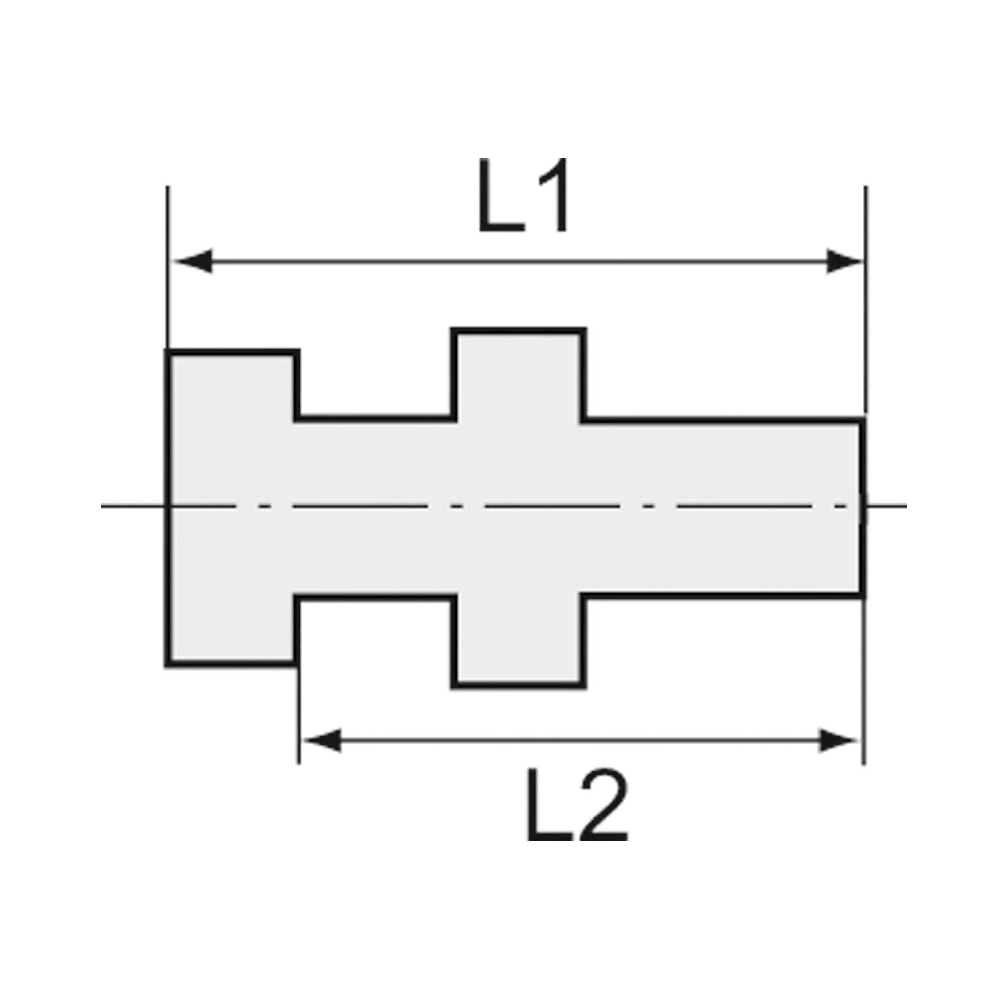 Schottverschraub., M49x2 a., G 1 1/4 i., SW1 55, SW2 60, Messing - Riegler 136282