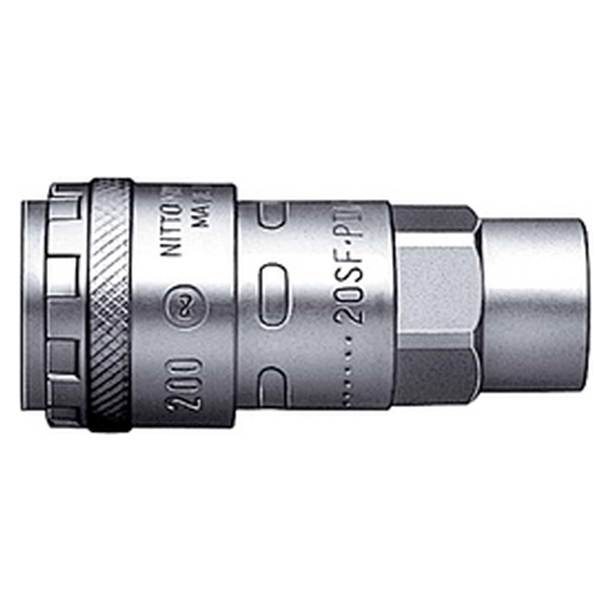 Schnellkupplung HI Cupla 200 200-30SF, R 3/8, Stahl - Nitto Kohki 317403500