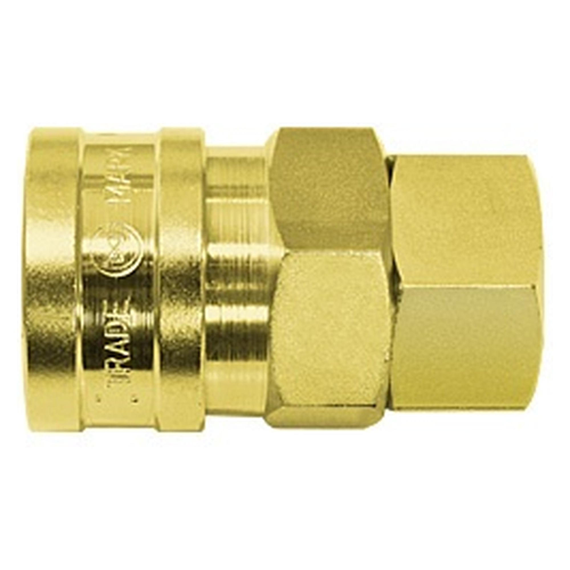 Quick connect coupling HI Cupla 400SF, R 1/2, brass - Nitto Kohki 311140500