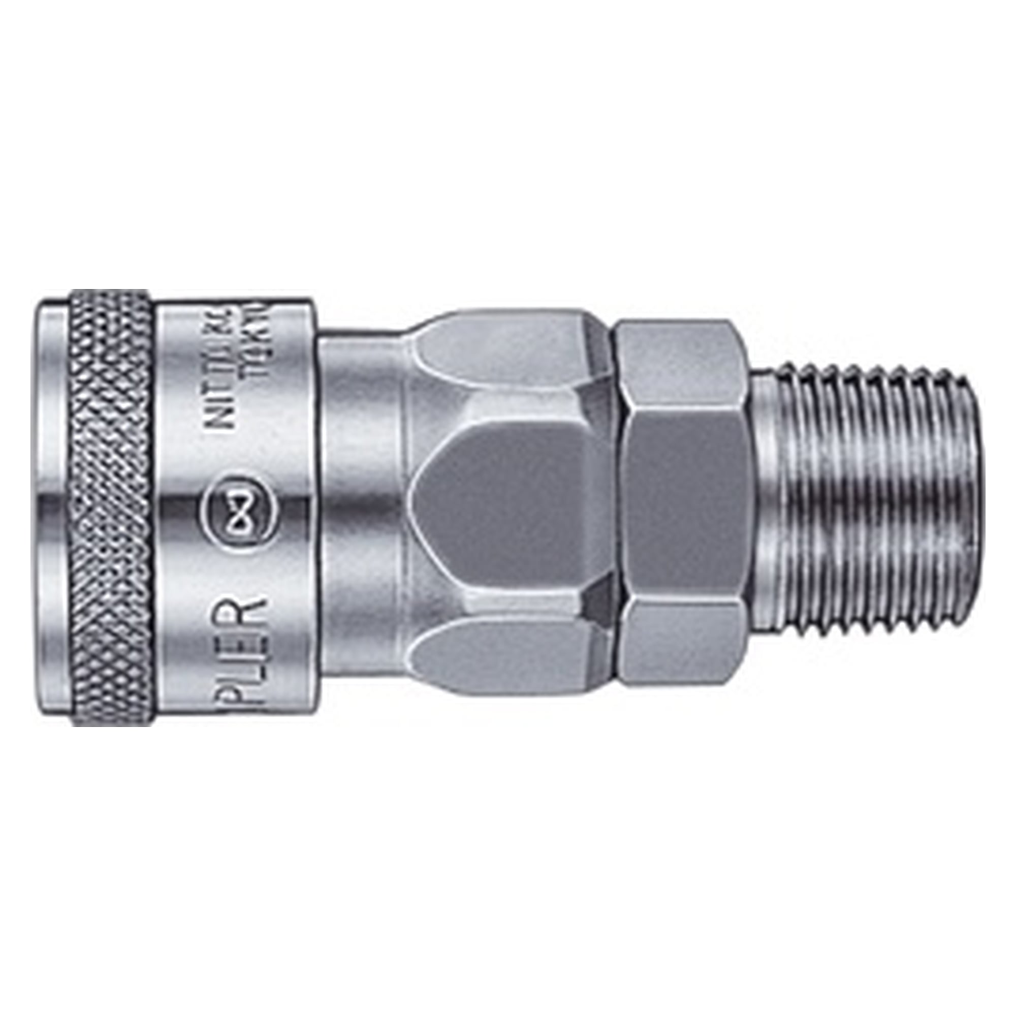 Quick connect coupling HI Cupla 40SM, Rc 1/2, steel - Nitto Kohki 313204400