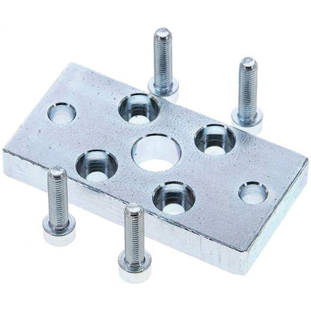 Airtec NXB 20. Flange attachment f. Compact cylinder 20 mm