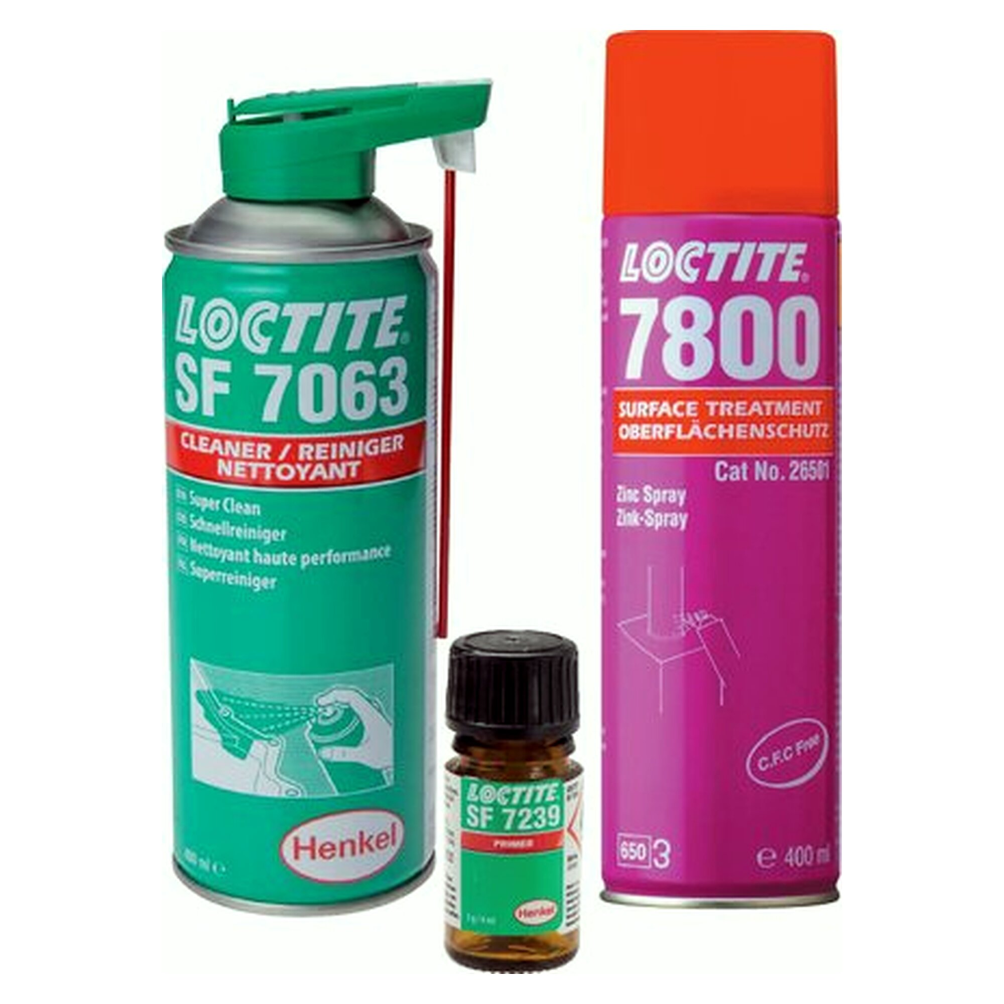 LOCTITE Zinkspray, 400 ml Spraydose, Zinkspray, glänzend, Wartung und Instandhaltung von Maschinen