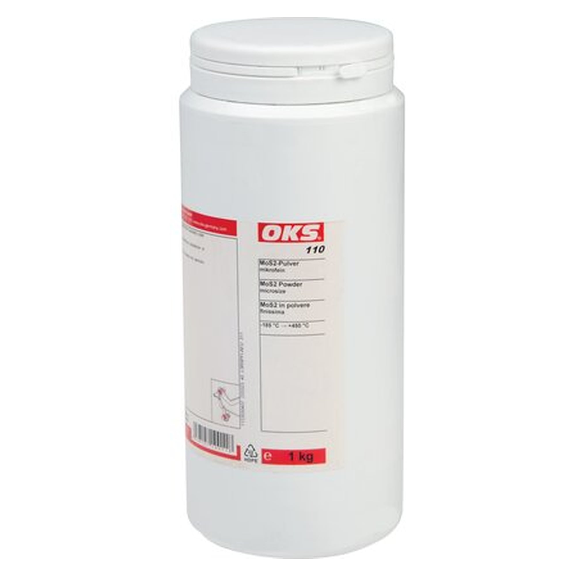 OKS 110/111 - MoS2-Pulver, mikrofein, 1 kg Dose, Schmierstoff für Wartung und Instandhaltung