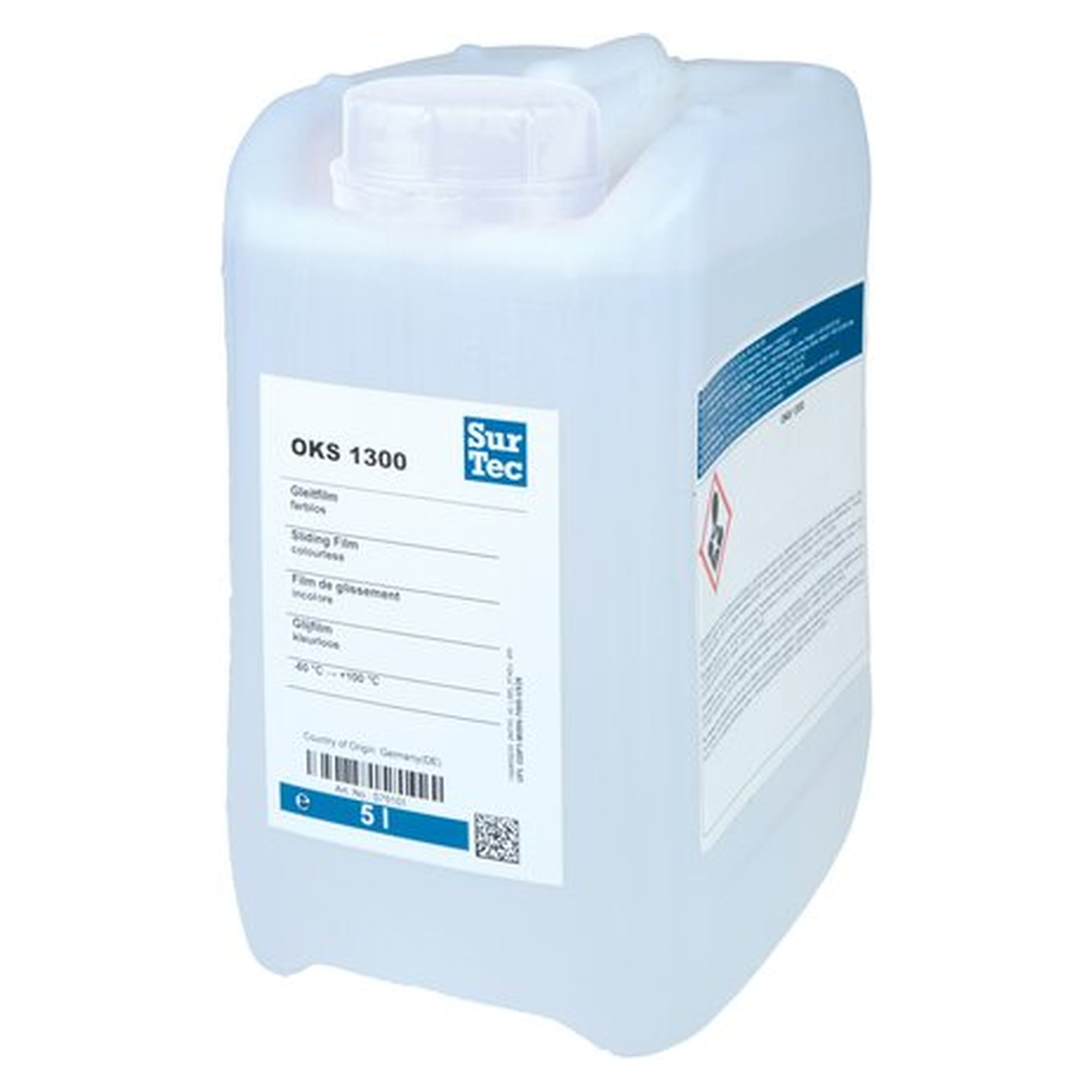 OKS 1300/1301 - Gleitfilm farblos, 5 l Kanister (DIN 51), Wartung und Instandhaltung von Maschinen