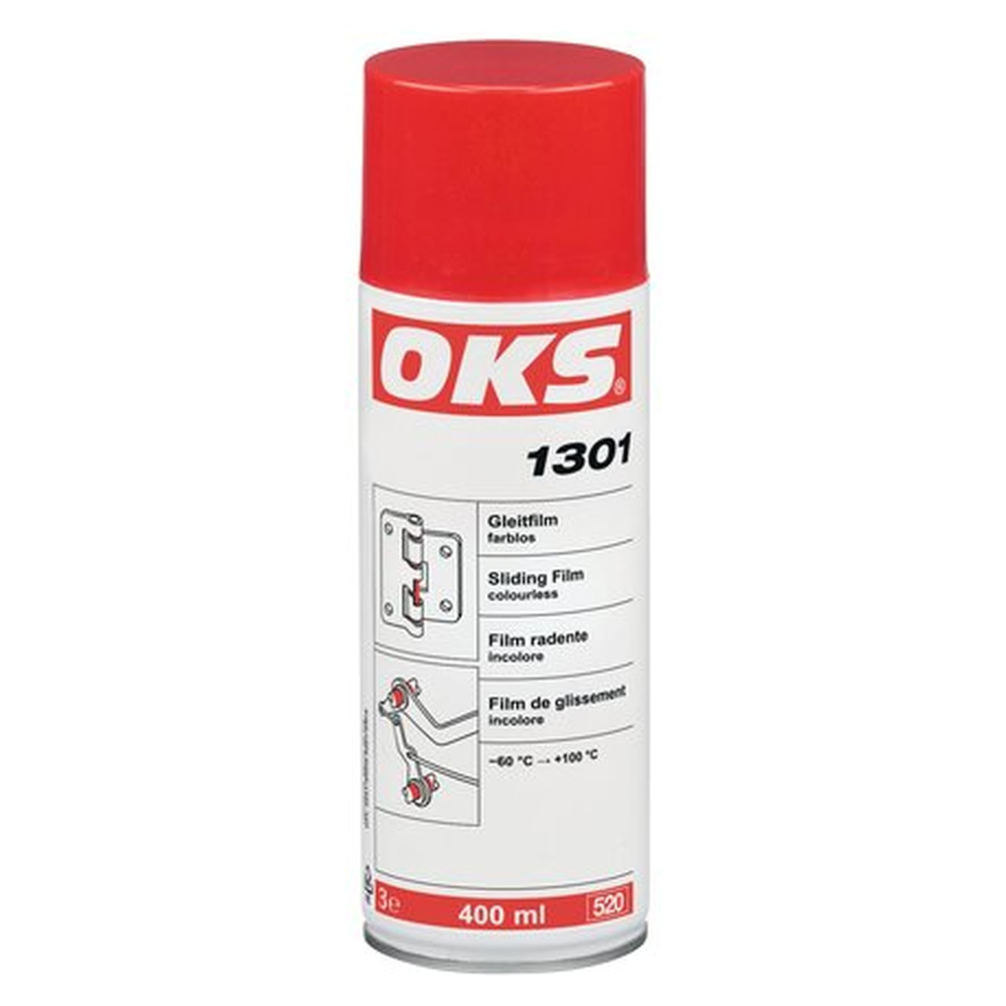 OKS 1300/1301 - Gleitfilm farblos, 400 ml Spraydose, Schmierstoff für Wartung und Instandhaltung