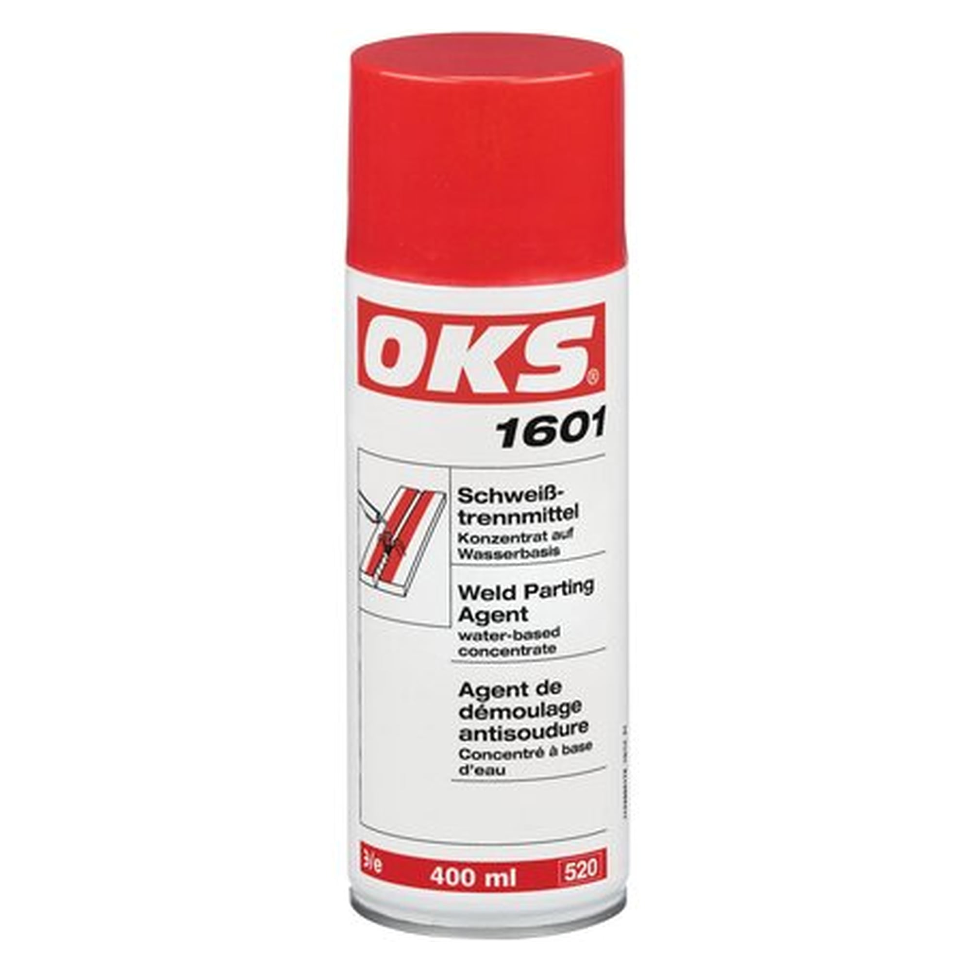 OKS 1600/1601 - welding release agent, 400 ml spray can, lubricant for servicing and maintenance