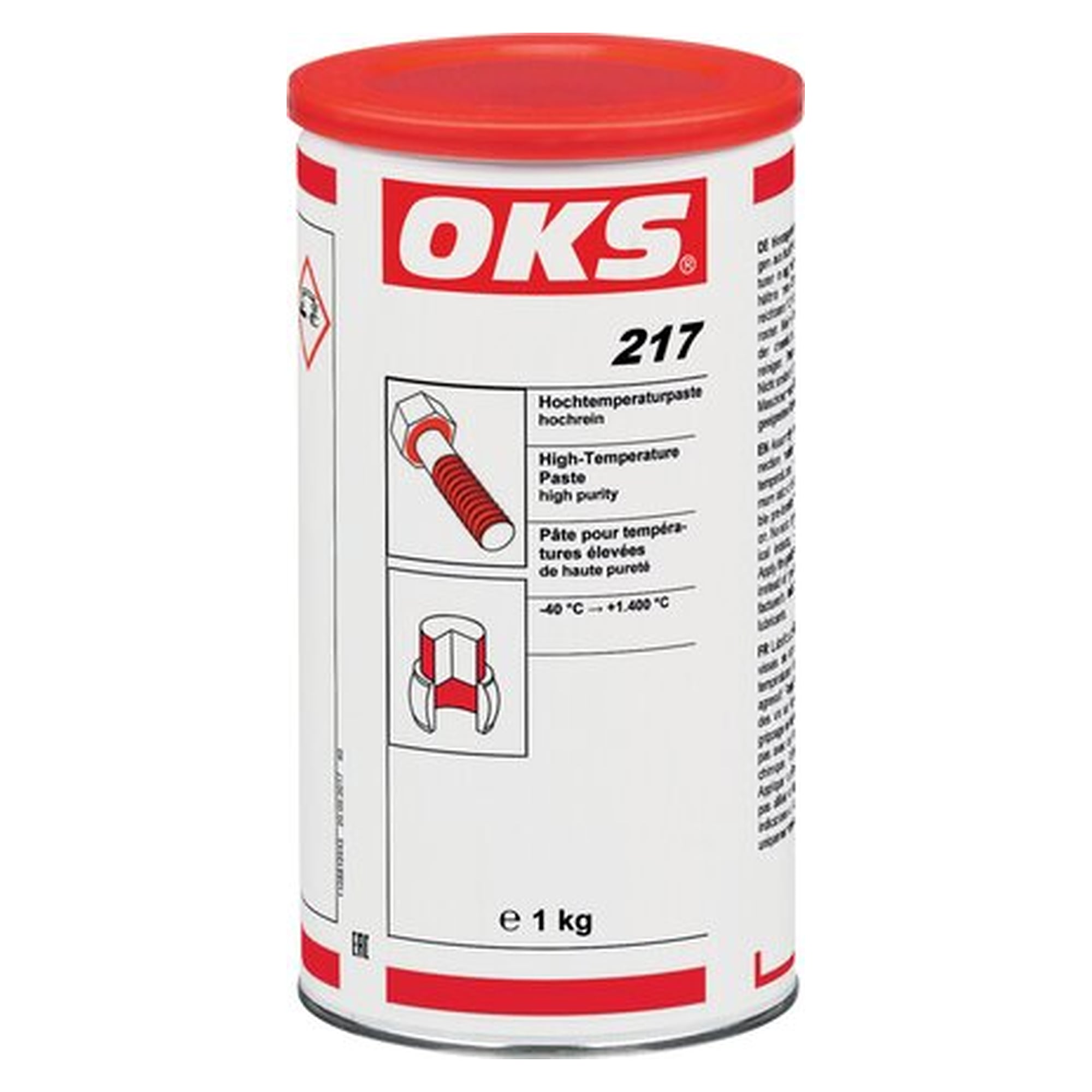 OKS 217 - high-temperature paste, 1 kg can, lubricant for servicing and maintenance