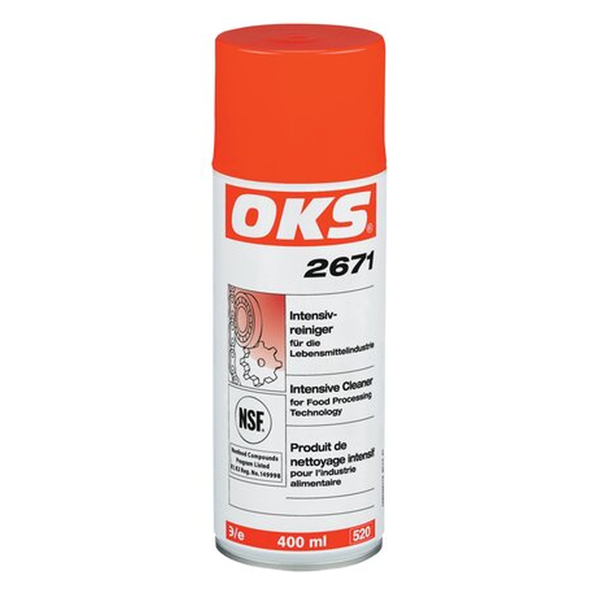 OKS 2670/2671 - intensive cleaner, 400 ml spray can, lubricant for servicing and maintenance