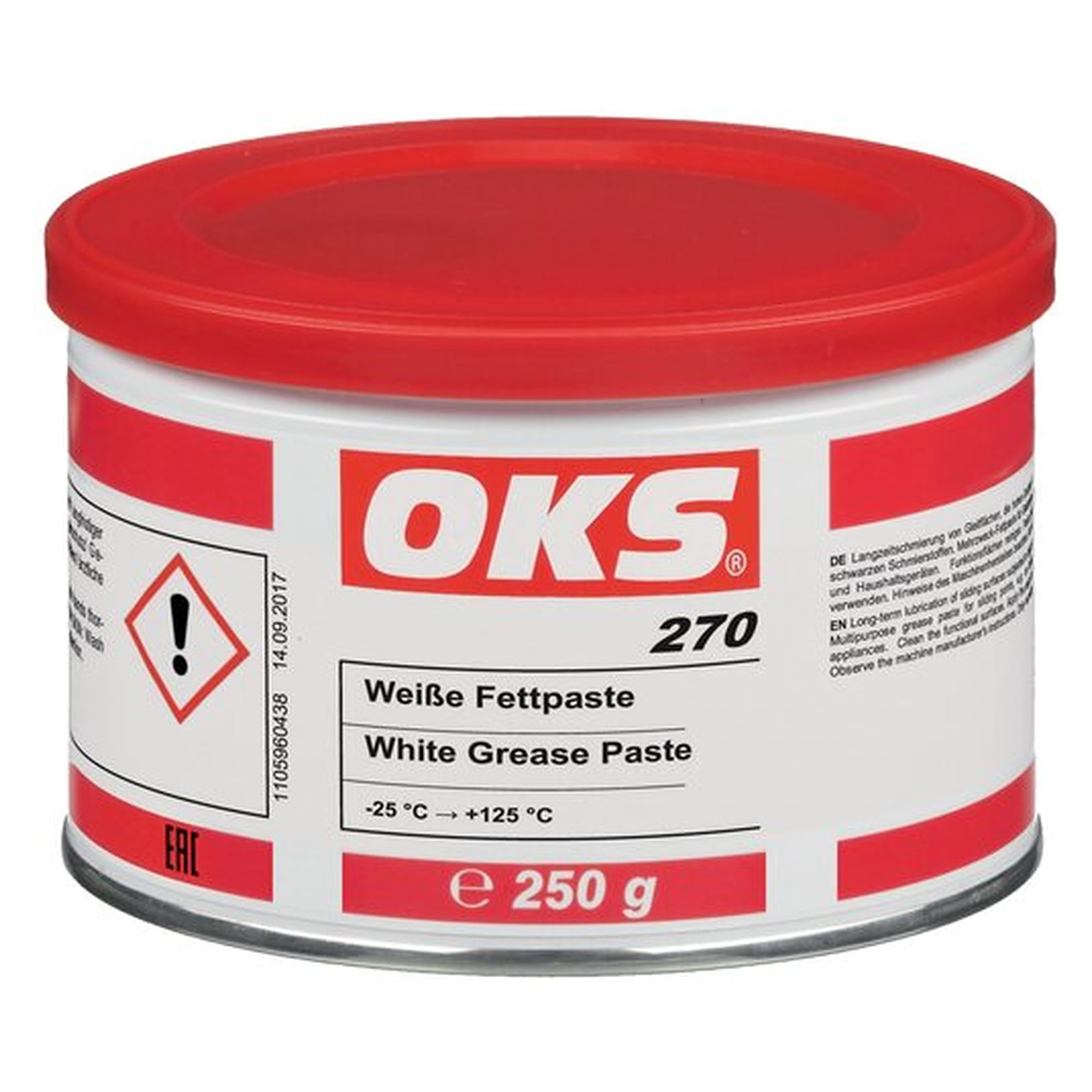 OKS 270 - white grease paste, 250 g can, lubricant for servicing and maintenance
