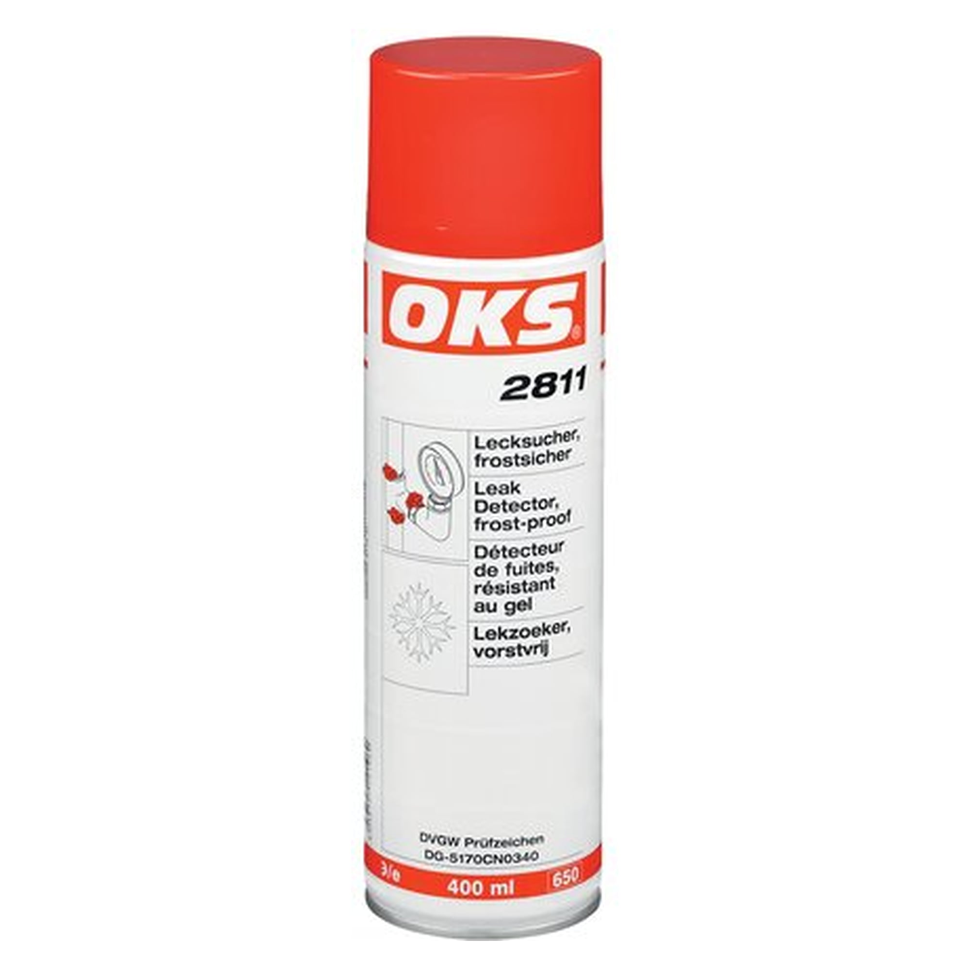 OKS 2811 - Lecksucher, frostsicher, 400 ml Spraydose, Schmierstoff für Wartung und Instandhaltung