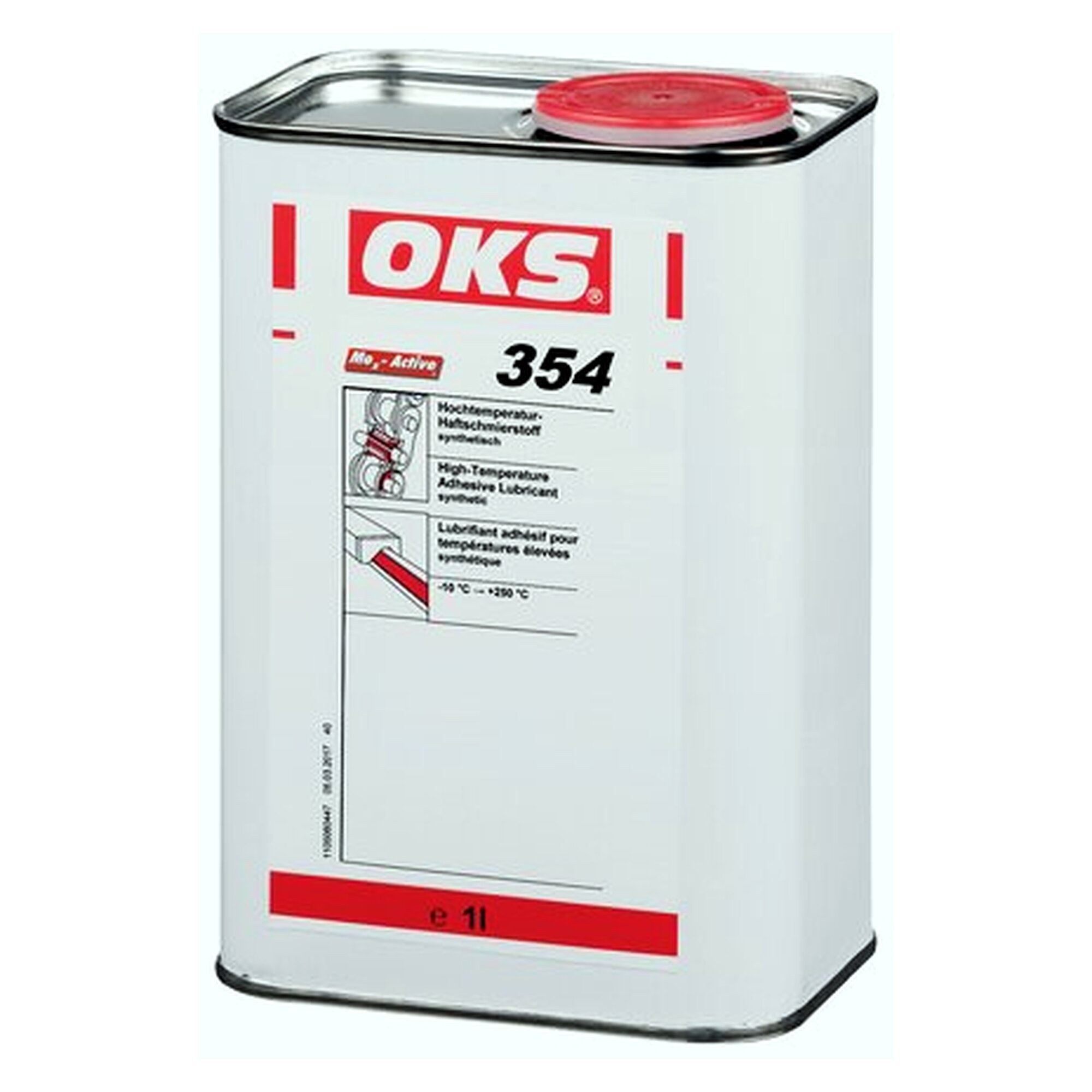 OKS 354/3541 - high-temperature adhesive lubricant, 1 l can, lubricant for servicing and maintenance