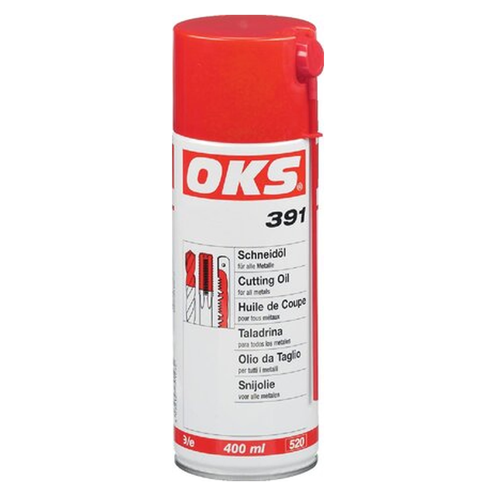 OKS 390/391 - Schneidöl für alle Metalle, 400 ml Spraydose, SCHNEIDOLSPRAY