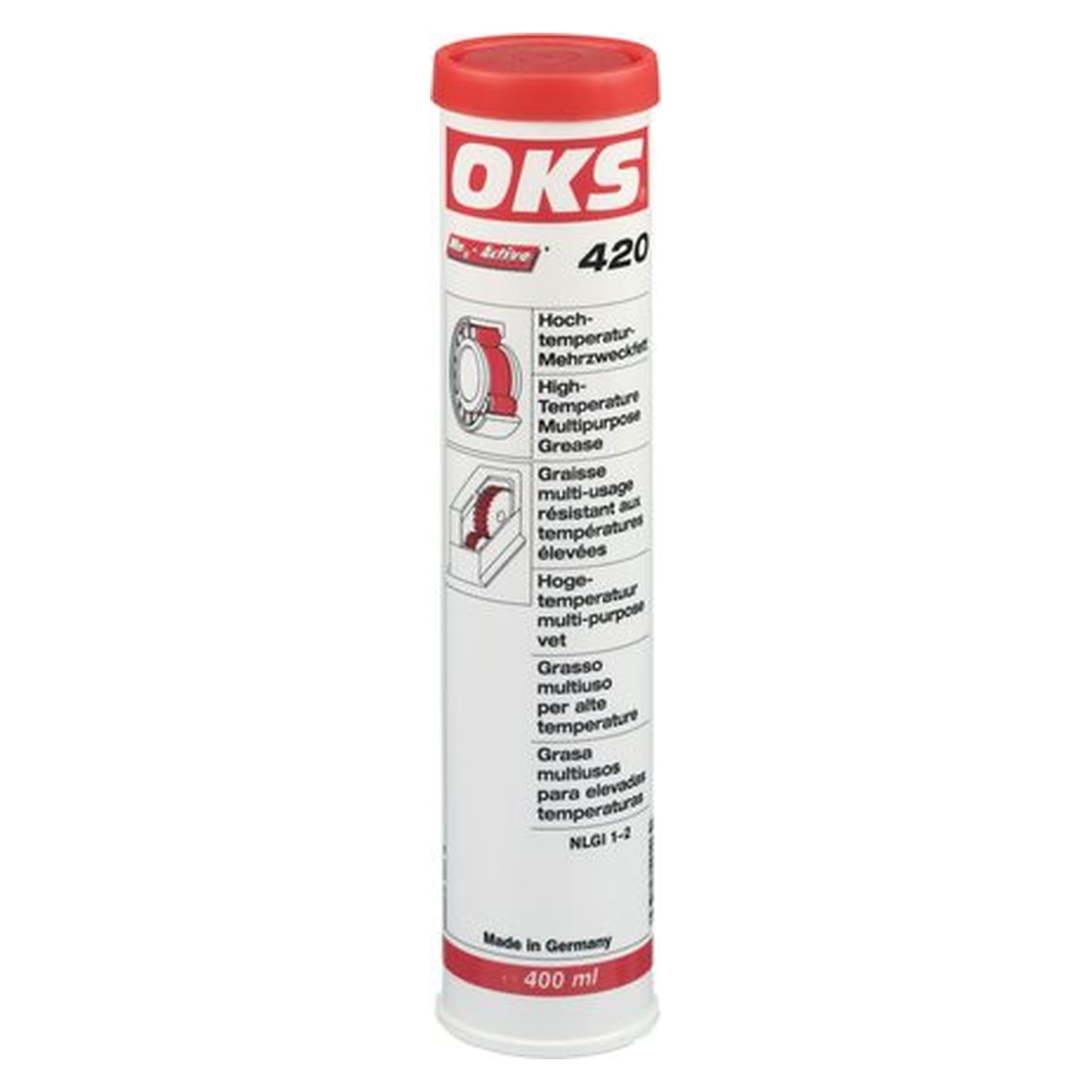 OKS 420 - high-temperature multi-purpose grease, 400 ml cartridge