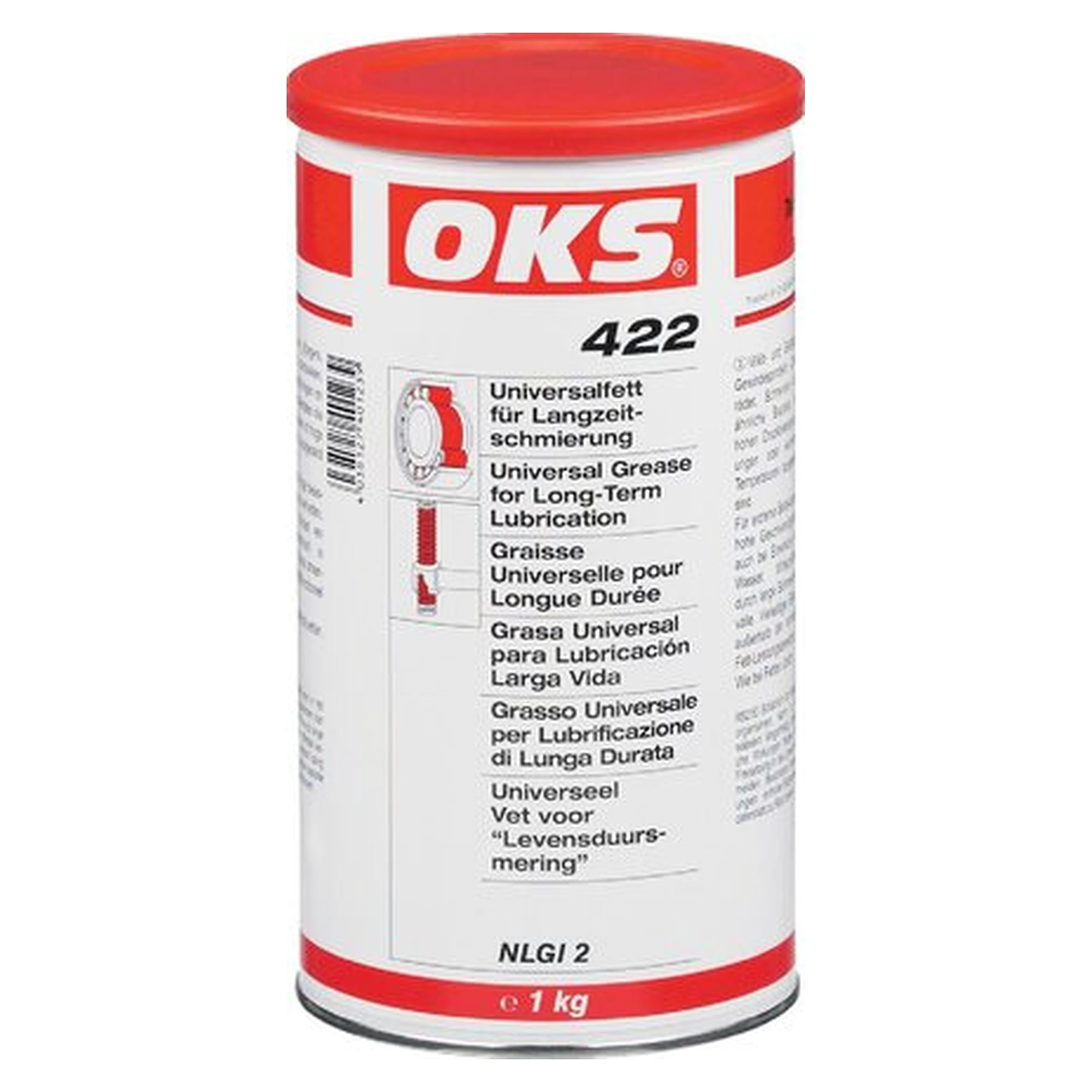OKS 422 - Universalfett, 1 kg Dose, Schmierstoff für Wartung und Instandhaltung