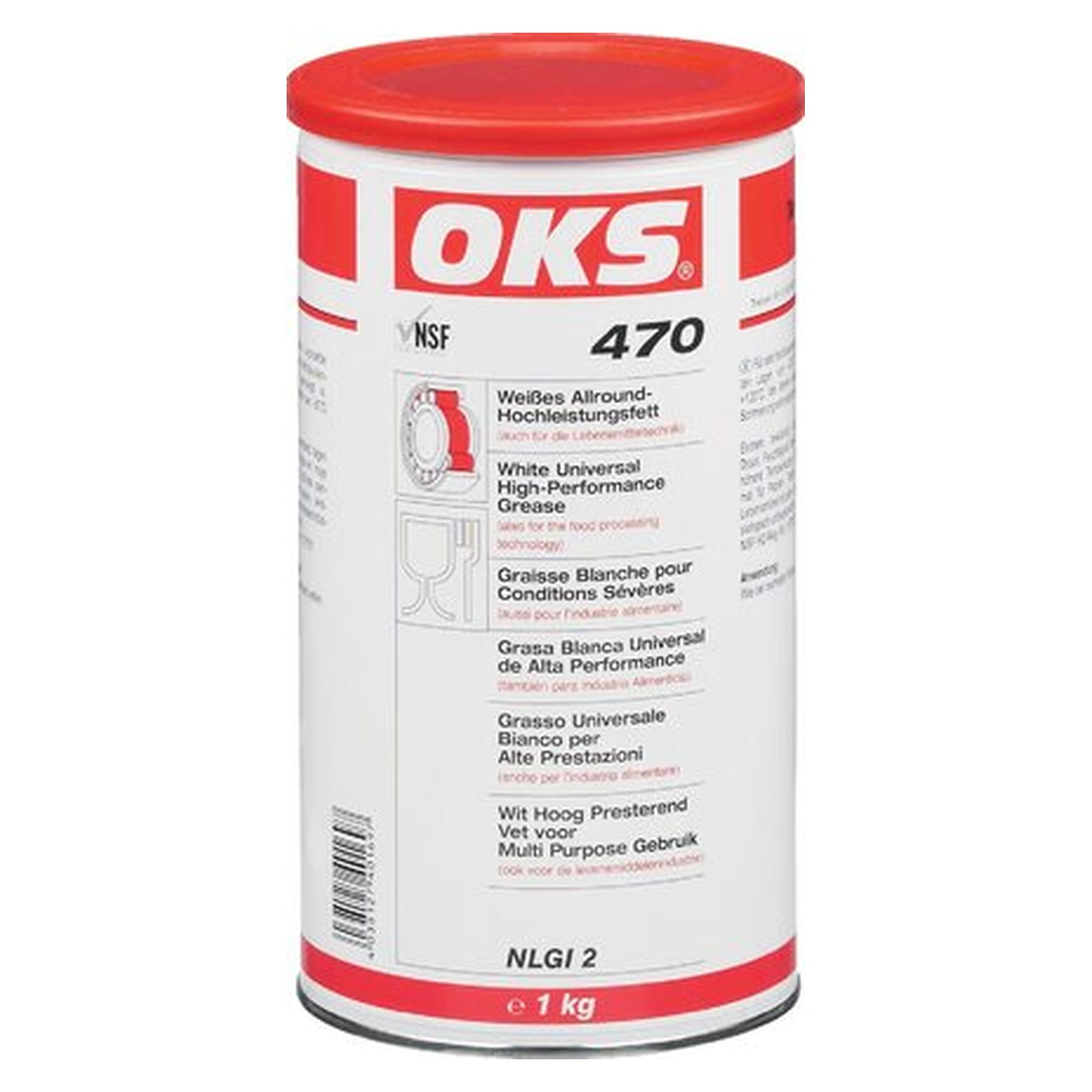 OKS 470/471 - high-performance grease, 1 kg can, lubricant for servicing and maintenance
