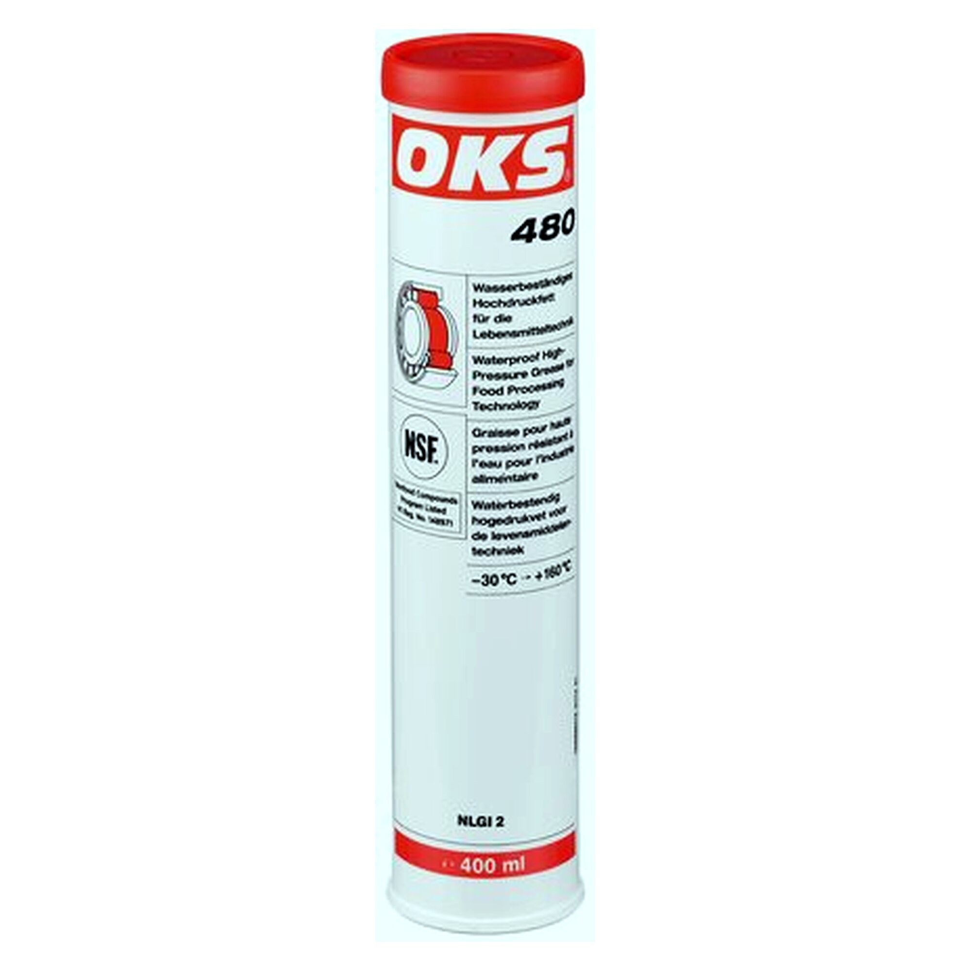OKS 480/481 - high-pressure grease (NSF H1), 400 ml cartridge