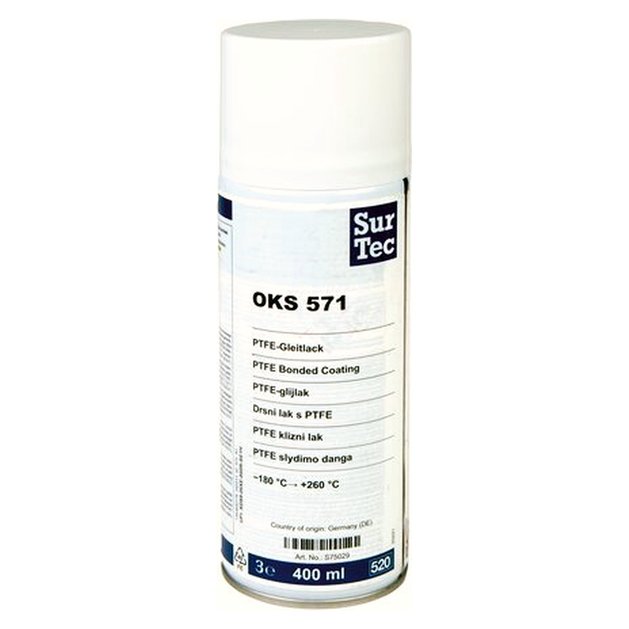 OKS 570/571 - PTFE-Gleitlack, 400 ml Spraydose, Schmierstoff für Wartung und Instandhaltung