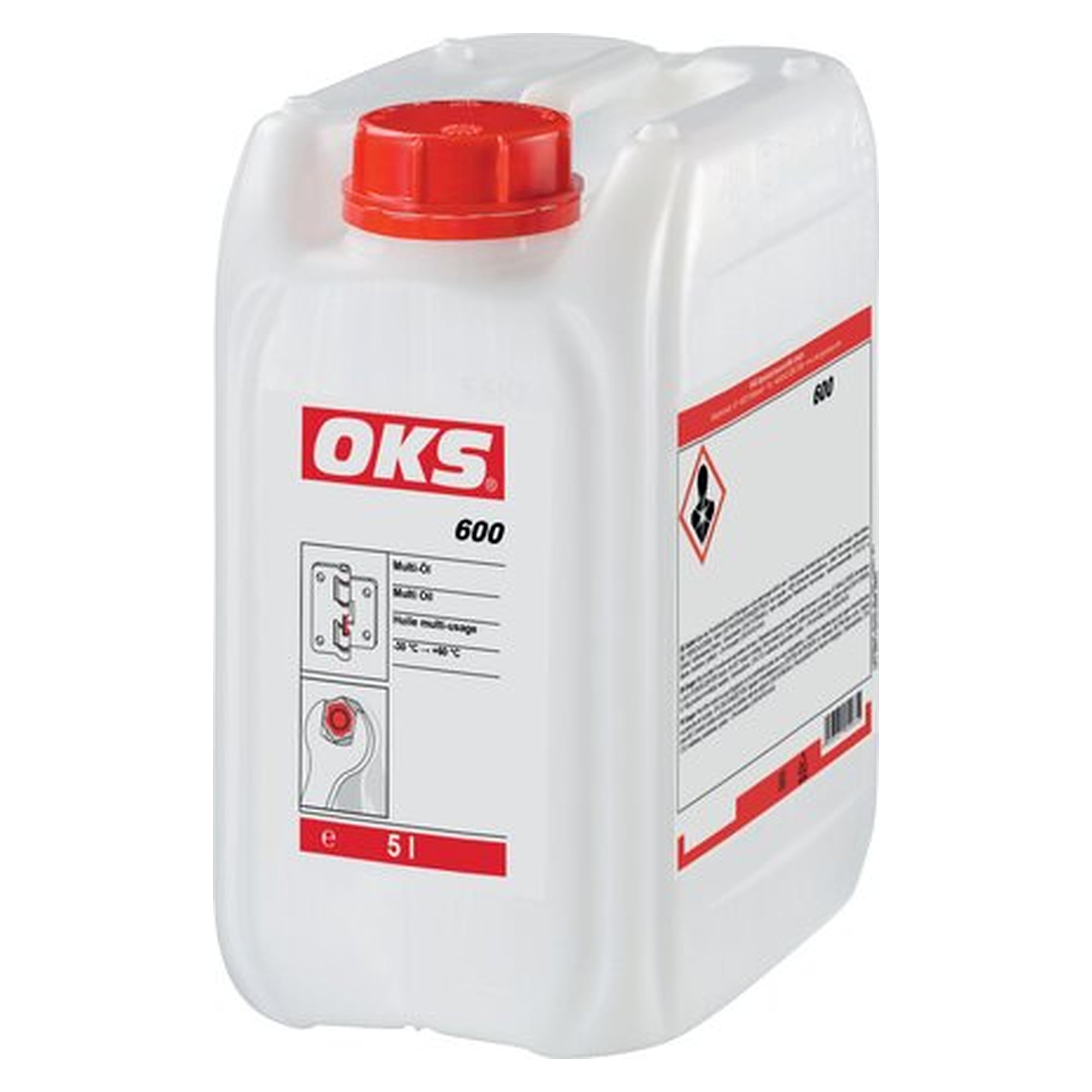 OKS 600/601 - Multiöl, 5 l Kanister (DIN 51), Schmierstoff für Wartung und Instandhaltung