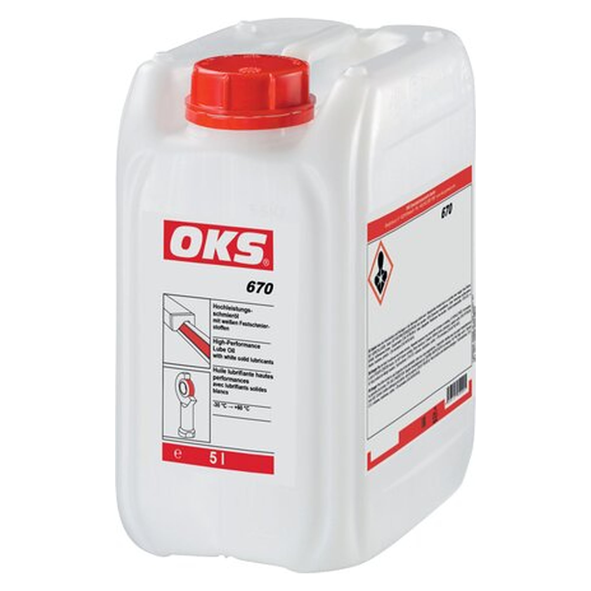 OKS 670/671 - high-performance lubricating oil, 5 l canister (DIN 51)