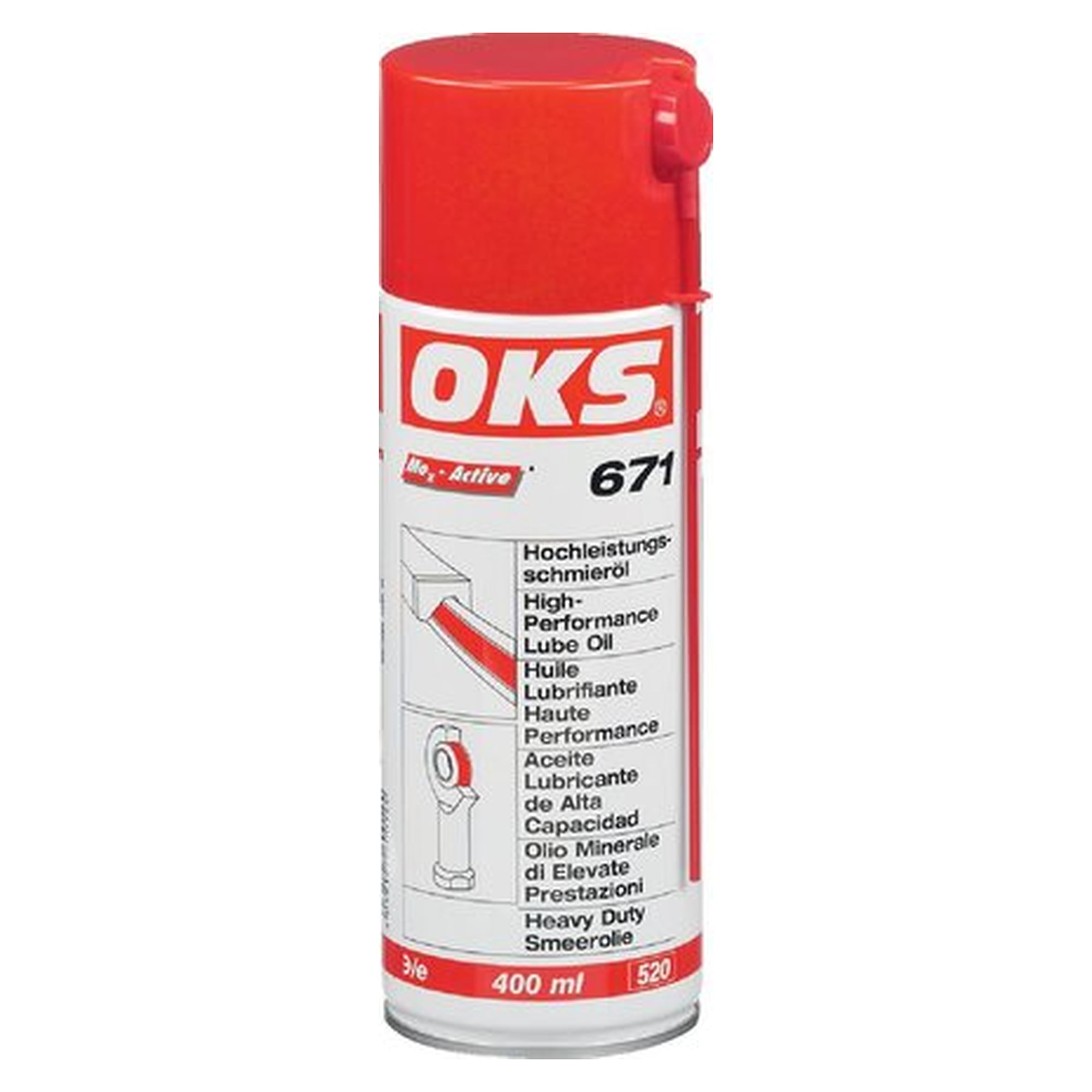 OKS 670/671 - high-performance lubricating oil, 400 ml spray can