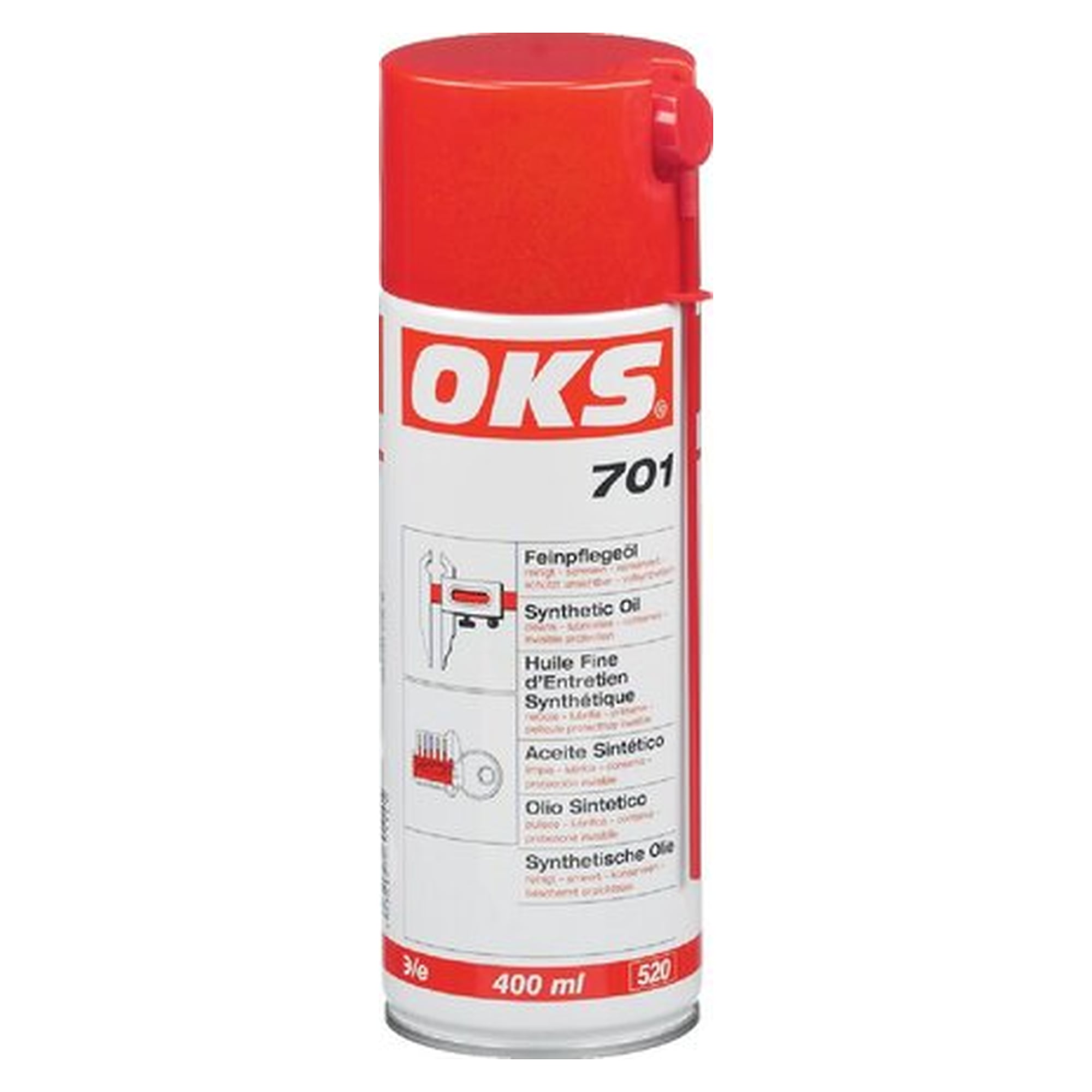 OKS 700/701 - Synth. Feinpflegeöl, 400 ml spray can, lubricant for servicing and maintenance