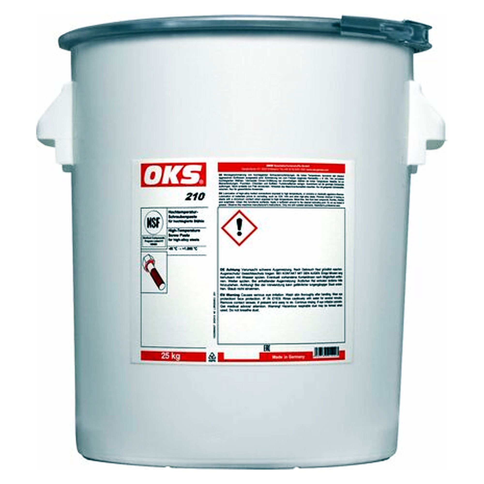 OKS 210, Hochtemperatur-Schraubenpaste - 25 kg pail, fastener for assembly work