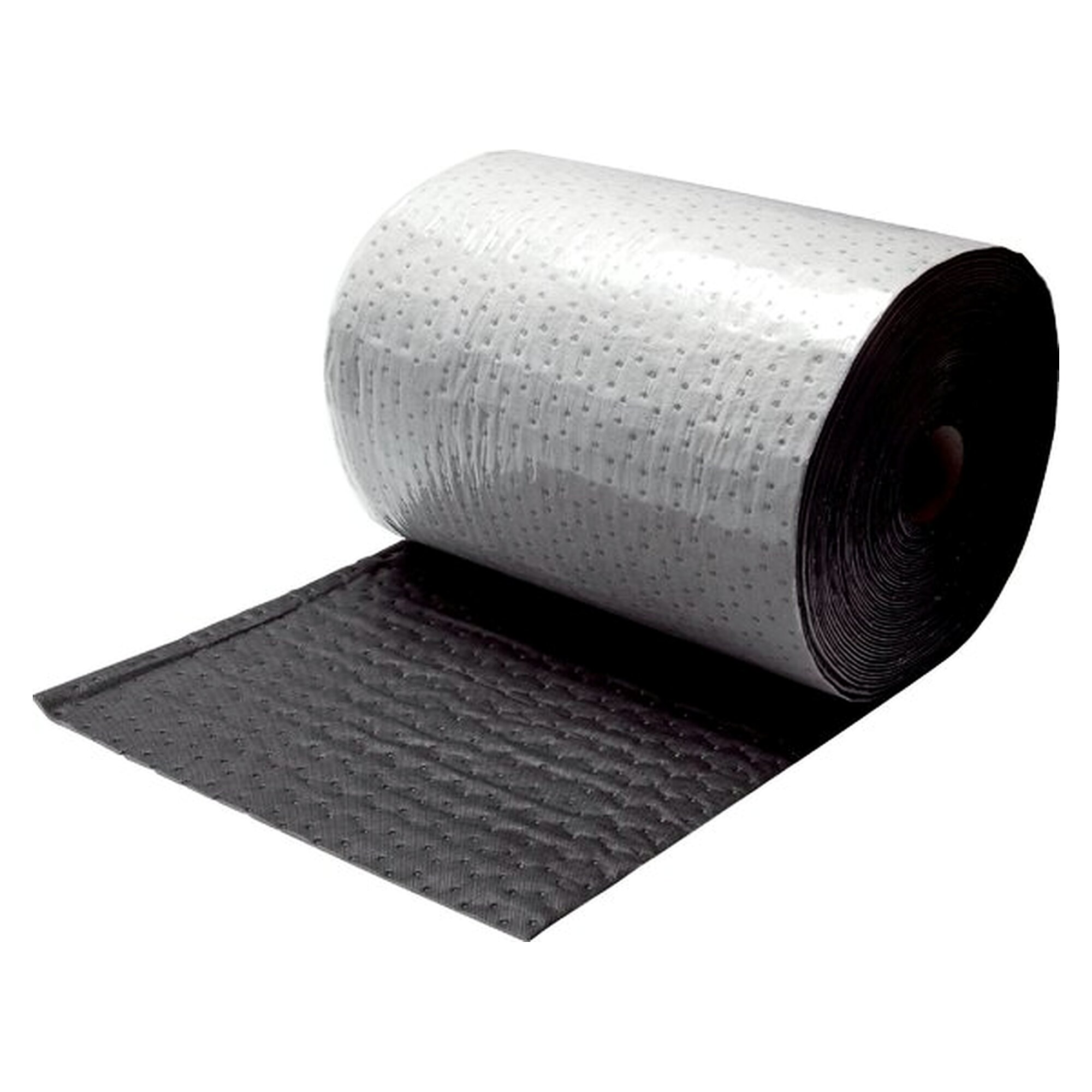 Oil absorbent mat (1 roll 1,20 x 30 m), UNIVERSAL (grey) for universelles Binden