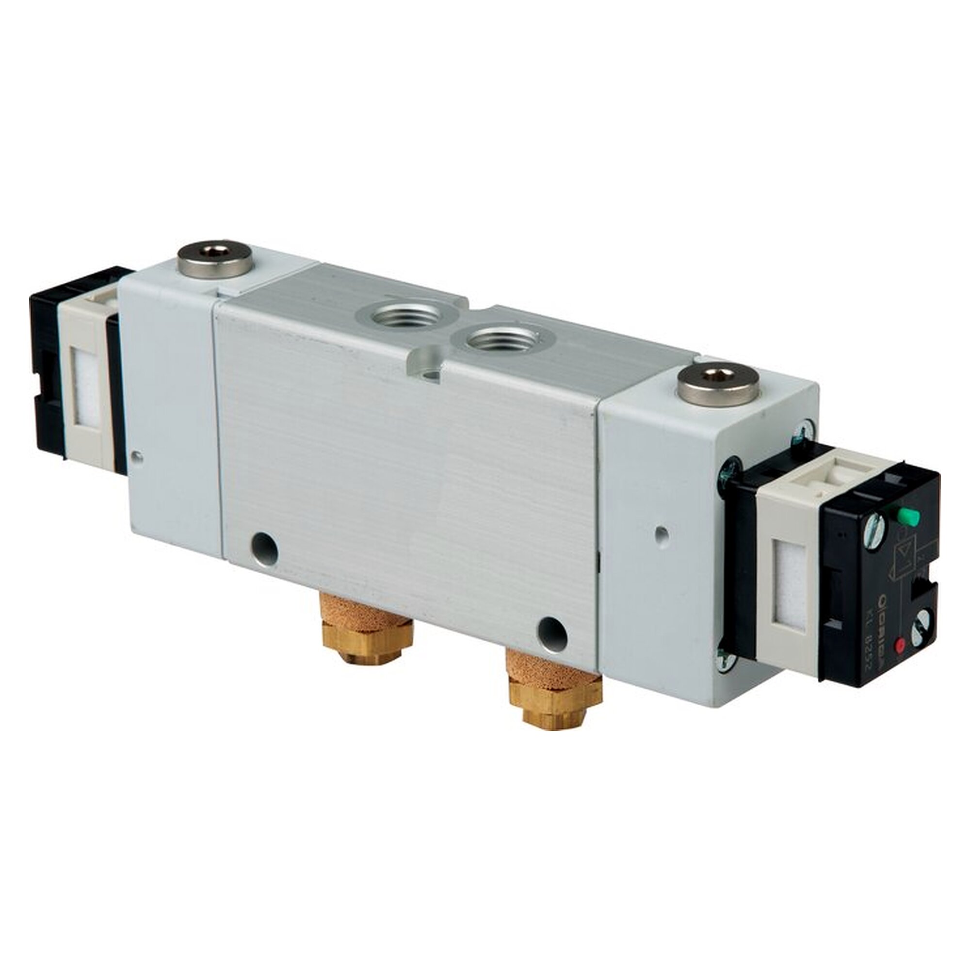 5/2-Wege Oszillierventil, G 1/4", 1300 l/min, 3 bis 8 bar, Körper Aluminium eloxiert und Kunststoff