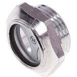 OSA-10. Oil level inspection glass (Oil level sight gauge) with seal, G 1"