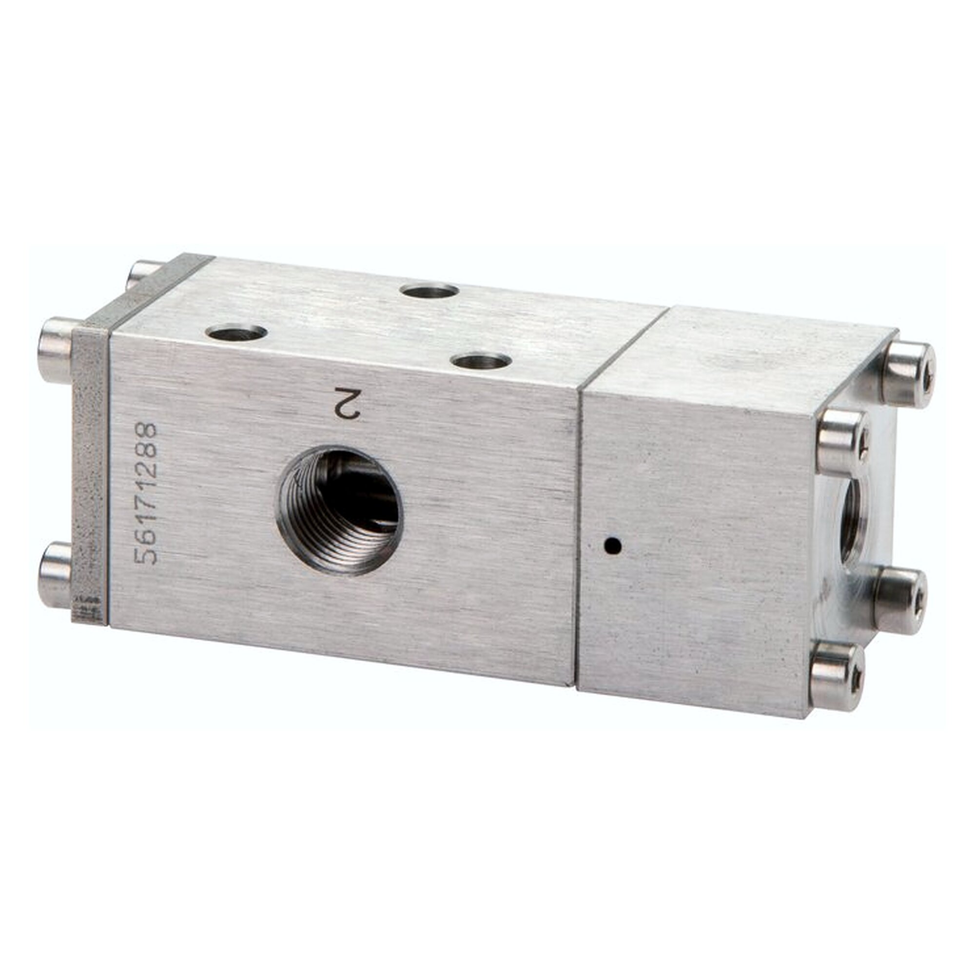 5/2-way pneumatic valve, spring return, G 1/4", 700 l/min, -0.95 to 12 bar, exhaust 2x G 1/4"