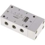 Airtec P-05-511-X. 5/2-way pneumatic valve G 1/8", spring, ATEX
