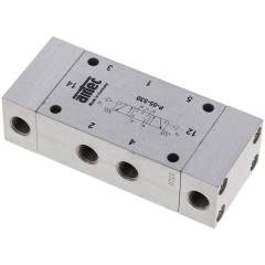 Airtec P 05 530. 5/3-Wege Pneumatikventil, G 1/8", Mittelstellung geschlossen, Standard