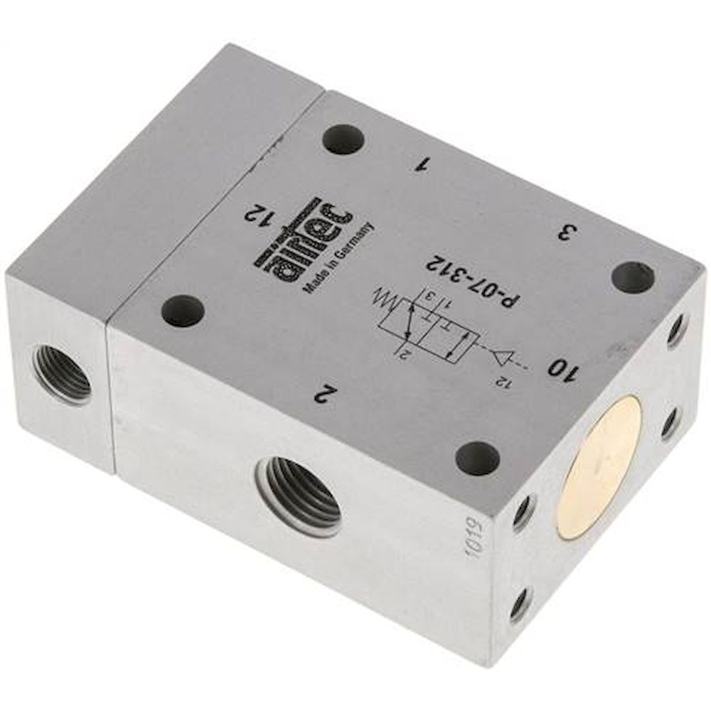 Airtec P-07-312. 3/2-way pneumatic valve, G 1/4", Spring (NC/NO), Standard