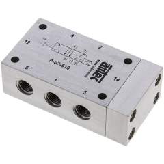Airtec P-07-510-X. 5/2-way pneumatic valve G 1/4", Pneumatic spring, ATEX
