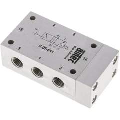 Airtec P-07-511. 5/2-way pneumatic valve G 1/4", spring, Standard