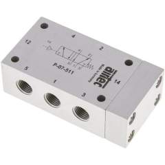 Airtec P 07 511-X. 5/2-Wege Pneumatikventil G 1/4", Feder, ATEX-Zulassung